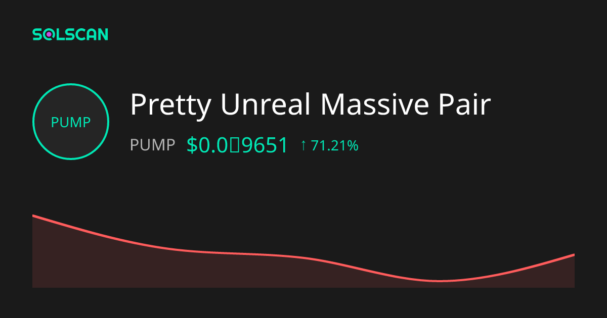 Pretty Unreal Massive Pair (PUMP) Token Tracker| Address ...