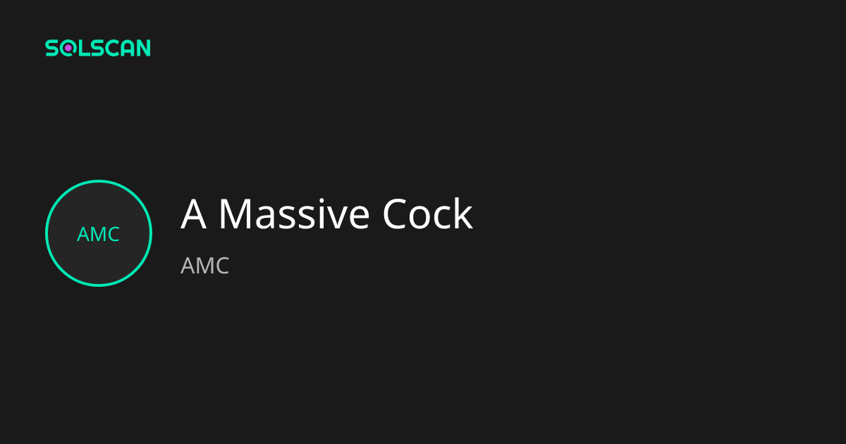 A Massive Cock (AMC) Token Tracker| Address ...