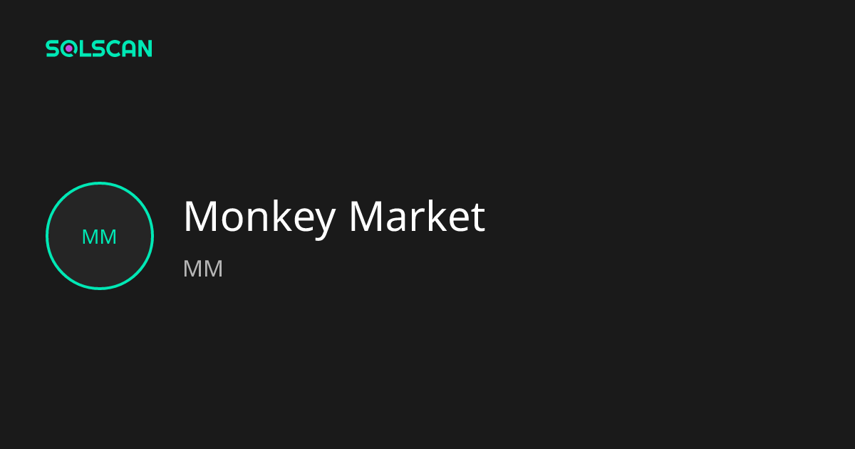 Monkey Market (MM) Token Tracker| Address ...