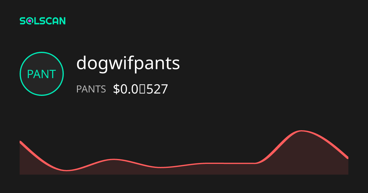 dogwifpants (PANTS) | Solscan