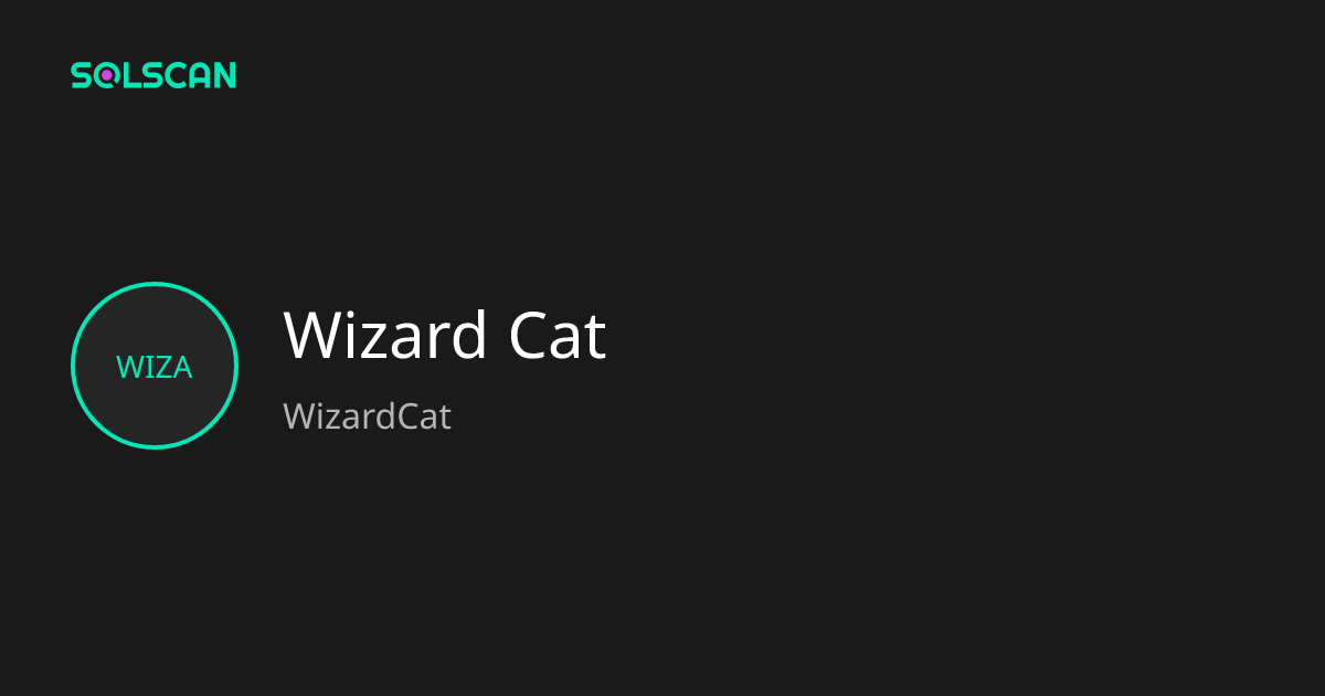 Wizard Cat (WizardCat) Token Tracker| Address ...